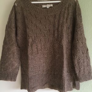 Loft  brown sweater